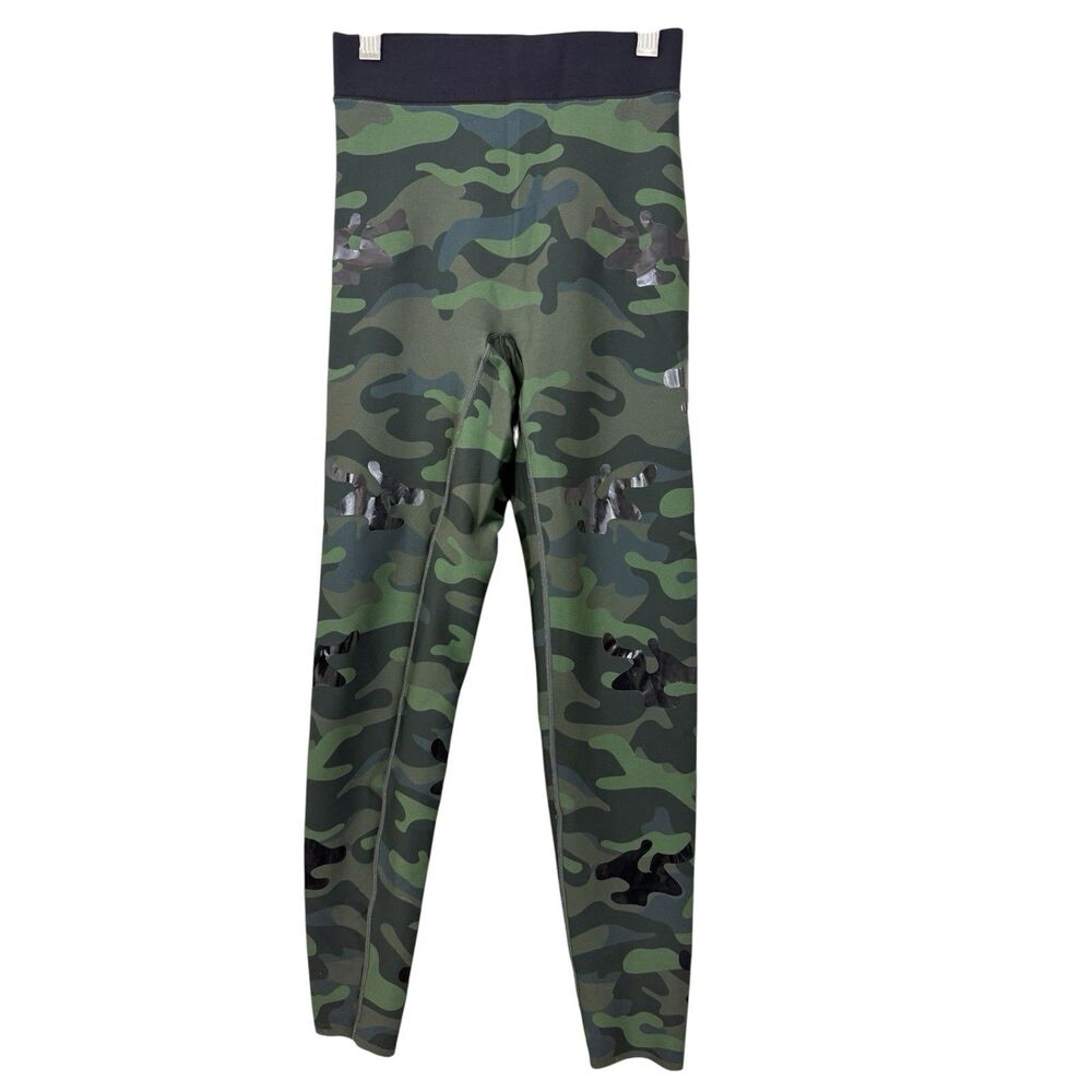 Ultracor Camo Ankle Length High Rise Stretch Leggings Sz XS Green Camo Gorpcore
